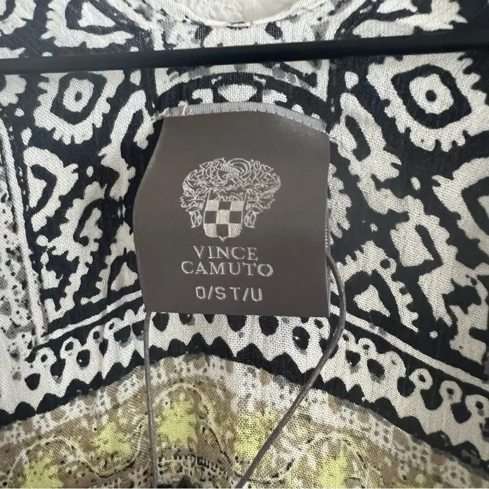 NWT Vince Camuto Topper Poncho Shaw Cover Up NO Arm Holes One Size